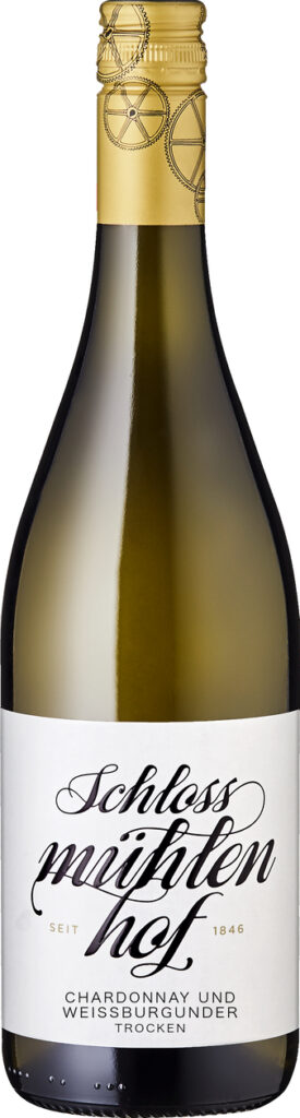 Chardonnay & Weißburgunder, trocken, Schlossmühlenhof